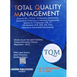 Total Quality Management by Dr.V.Jayakumar & Dr.R.Raju