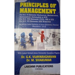 Principles of Management by Dr.G.K.Vijayaraghavan & Dr.M.Sivakumar