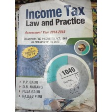 Income Tax Law and Practice by V.P.Gaur, D.B.Narang, Puja Gaur & Rajeev Puri