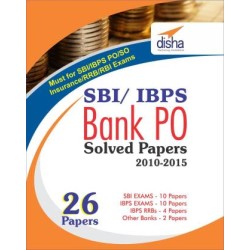 SBI & IBPS Bank PO Solved Papers - 26 papers by Disha Experts