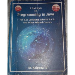 A Text Book on Programming in Java by Dr.D.Kalpana 