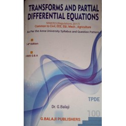 Transforms And  Partial Differential Equations by Dr.G.Balaji