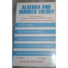 Algebra and Number Theory by Dr.G.Balaji