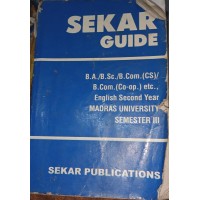 Sekar English Guide for Semester