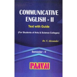 Communicative English-2 (Text with Guide) by Dr.V.Alexander