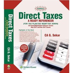 Padhuka's Direct Taxes by CA G. Sekar