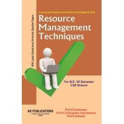 Resource Management Techniques by Prof.V.Sundaresan, Prof.K.S.Ganapathy Subramanian & Prof.K.Ganesan