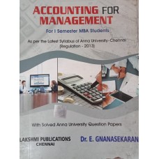 Accounting for Management by Dr.E.Gnanasekaran