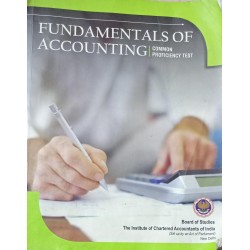 Fundamentals of Accounting ( Common Proficiency Test)