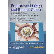 Professional Ethics and Human Values by Dr.V.Jayakumar