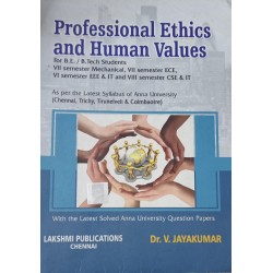 Professional Ethics and Human Values by Dr.V.Jayakumar