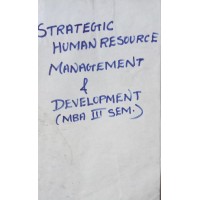Strategic Human Resource Management & Development 