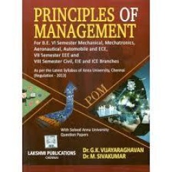 Principles of Management by Dr.G.K.Vijayaraghavan & Dr.M.Sivakumar