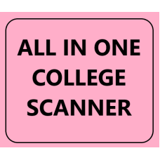 All In One College Scanner