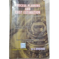 Process Planning Cost Estimation by V.Jayakumar