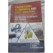Engineering Economics And Cost Analysis by S.Senthil , L.Madan , N.Robindro Singh