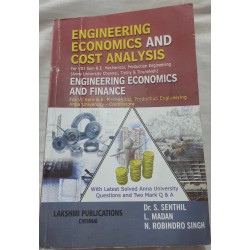 Engineering Economics And Cost Analysis by S.Senthil , L.Madan , N.Robindro Singh