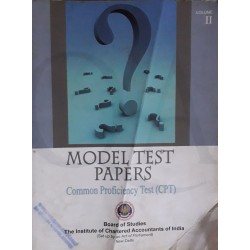 Model Test Papers (Common Proficiency Test (CPT))