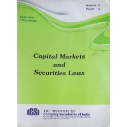 Capital Markets and Securities Law (Executive Programme Study Material)