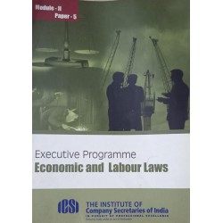 Economics and Labour Laws (Executive Programme Study Material)