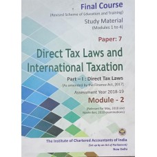 Direct Tax Laws and International Taxation  (Module - 2)