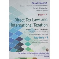 Direct Tax Laws and International Taxation  (Module - 3)