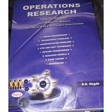 Operation Research by R.K.Hegde