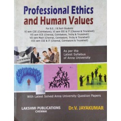 Professional Ethics and Human Values by Dr.V.Jayakumar