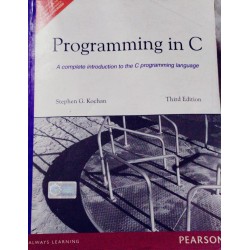 Programming in C by Stephen G.Kochan 