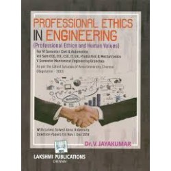 Professional Ethics in Engineering by Dr. V. Jayakumar 