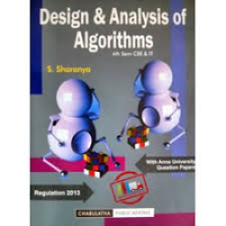 Design & Analysis of  Algorithms by S. Sharanya