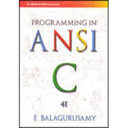 Programming In ANSI C 4E by E Balagurusamy 