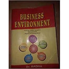 BUSINESS ENVIRONMENT BY DR.V.RADHA