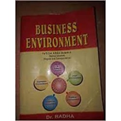 BUSINESS ENVIRONMENT BY DR.V.RADHA