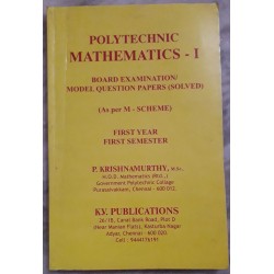 Polytechnic Mathematics - 1 by P.Krishnamurthy