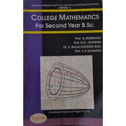 College Mathematics by Prof. N. Rudraiah , Prof. B.G. Jayaram , Dr. S. Balachandra Rao  , Prof. C.K. Shantha