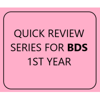 Quick Review series for BDS 1st Year by Jyotsna Rao