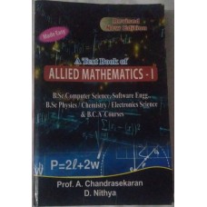 Allied Mathematics-1 - Prof.A.Chandrasekaran , D.Nithya
