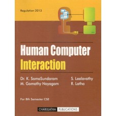 Human Computer Interaction by Dr.K.SomaSundaram, S.Leelavathy, M.Gomathy Nayagam, R.Latha