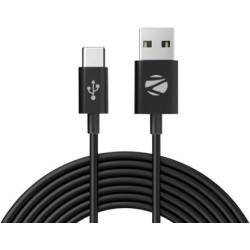 ZEBRONICS Zeb -UCC100 Fast Charging TYPE C  Data Cables - Black | MOBILE CHARGER | ACCESSORIES | FILE TRANSFER