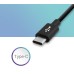 ZEBRONICS Zeb -UCC100 Fast Charging TYPE C  Data Cables - Black | MOBILE CHARGER | ACCESSORIES | FILE TRANSFER