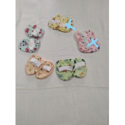 Born Baby Cotton Socks - Light Peach