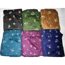 Women Cotton  Printed Panties 85Cm - Wine Color