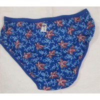 Women's Printed Life Style Lingerie Panties - XXL Size - Blue