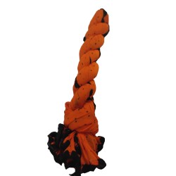  Women's Dupatta(Orange with Black Dot)