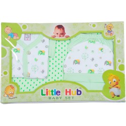 Little Hub 4 Piece Born Unisex Babie's Gift Set