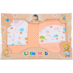 Little Hub 4 Piece Born Unisex Babie's Gift Set