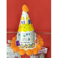 Birthday Cap(small)-Orange