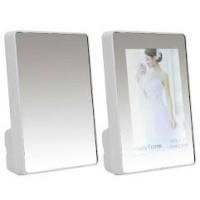 magic mirror photo frame with light