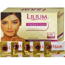 Lilium Herbal Radiant Gold Facial Kit 60gm